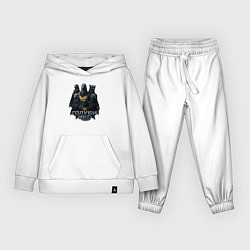 Костюм хлопковый детский Голуби Икс, цвет: белый