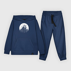 Костюм хлопковый детский Лунный завод, цвет: тёмно-синий