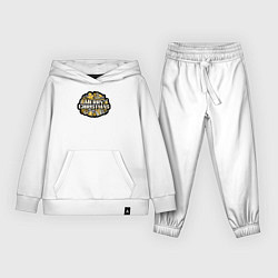 Костюм хлопковый детский Время рождества, цвет: белый