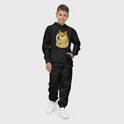 Костюм хлопковый детский Doge, цвет: черный — фото 2
