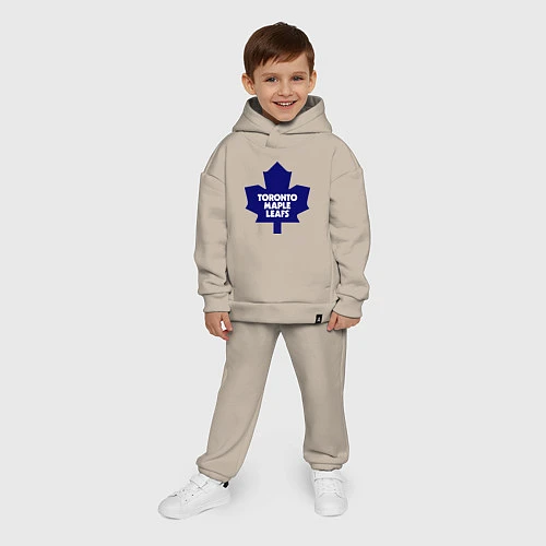 Детский костюм оверсайз Toronto Maple Leafs / Миндальный – фото 4