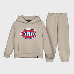 Детский костюм оверсайз Montreal Canadiens, цвет: миндальный