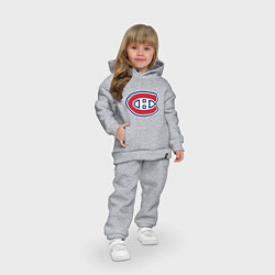 Детский костюм оверсайз Montreal Canadiens, цвет: меланж — фото 2