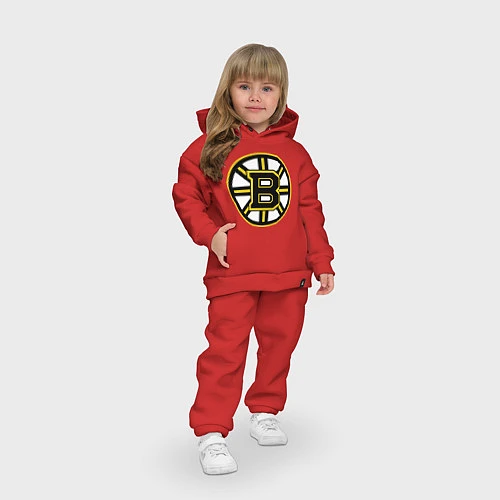 Детский костюм оверсайз Boston Bruins / Красный – фото 3