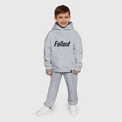 Детский костюм оверсайз Fallout, цвет: меланж — фото 2