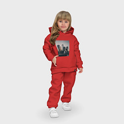Детский костюм оверсайз Moscow City, цвет: красный — фото 2