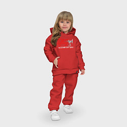 Детский костюм оверсайз Силовое троеборье, цвет: красный — фото 2