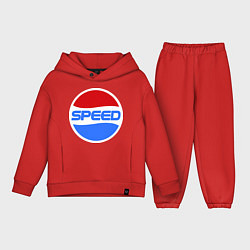 Детский костюм оверсайз Pepsi Speed, цвет: красный