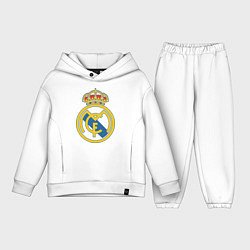 Детский костюм оверсайз Real Madrid FC, цвет: белый