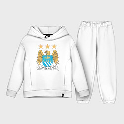 Детский костюм оверсайз Manchester City FC, цвет: белый