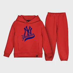 Детский костюм оверсайз NY - Yankees, цвет: красный