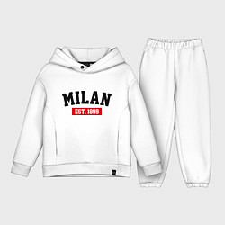 Детский костюм оверсайз FC Milan Est. 1899