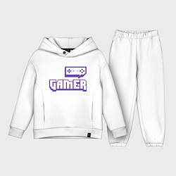 Детский костюм оверсайз Twitch Gamer, цвет: белый