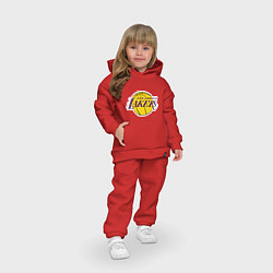 Детский костюм оверсайз LA Lakers, цвет: красный — фото 2