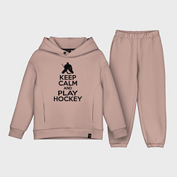 Детский костюм оверсайз Keep Calm & Play Hockey