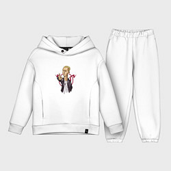 Детский костюм оверсайз Эминем: Slim Shady, цвет: белый
