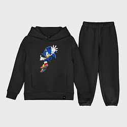 Детский костюм оверсайз Sonic, цвет: черный