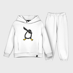 Детский костюм оверсайз DAB Pinguin, цвет: белый