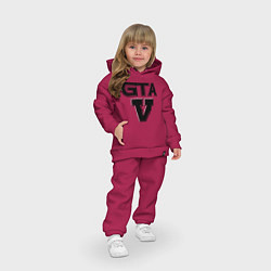 Детский костюм оверсайз GTA 5, цвет: маджента — фото 2