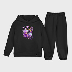 Детский костюм оверсайз No Game No Life, цвет: черный