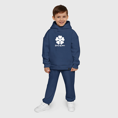 Детский костюм оверсайз Black Clover / Тёмно-синий – фото 4