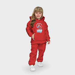 Детский костюм оверсайз LINKIN PARK настраивай, цвет: красный — фото 2