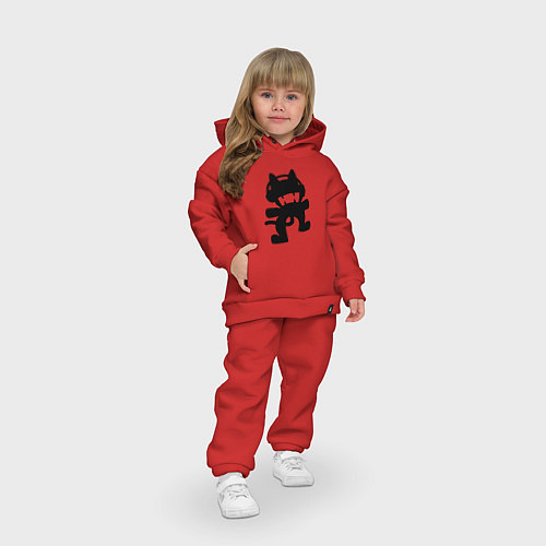 Детский костюм оверсайз MONSTERCAT / Красный – фото 3
