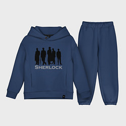 Детский костюм оверсайз Sherlock Band, цвет: тёмно-синий