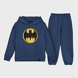Детский костюм оверсайз Batman Sign, цвет: тёмно-синий