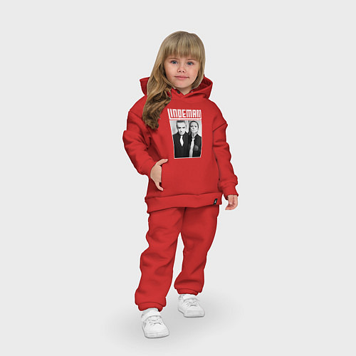Детский костюм оверсайз Lindemann / Красный – фото 3