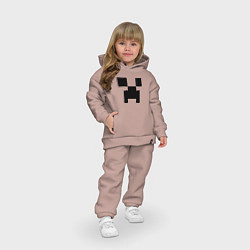 Детский костюм оверсайз Minecraft, цвет: пыльно-розовый — фото 2