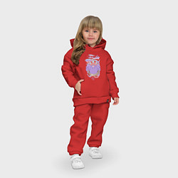 Детский костюм оверсайз Принцесса Пупырка, цвет: красный — фото 2