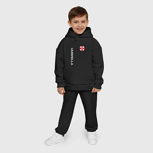 Детский костюм оверсайз UMBRELLA CORP / Черный – фото 4