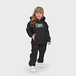 Детский костюм оверсайз Chill, цвет: черный — фото 2