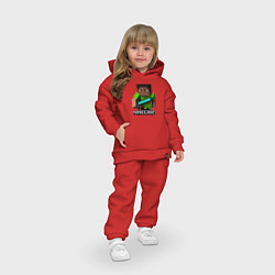 Детский костюм оверсайз MINECRAFT, цвет: красный — фото 2