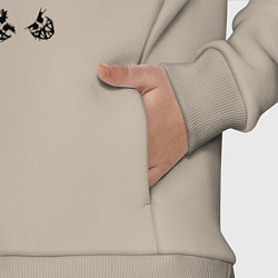 Детский костюм оверсайз PYROKINESIS, цвет: миндальный — фото 2