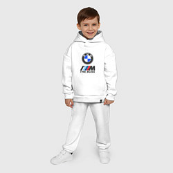 Детский костюм оверсайз BMW BOSS, цвет: белый — фото 2