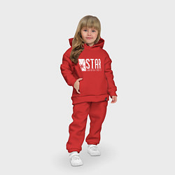 Детский костюм оверсайз S T A R Labs, цвет: красный — фото 2