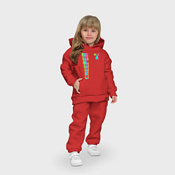 Детский костюм оверсайз MINECRAFT CREEPER, цвет: красный — фото 2