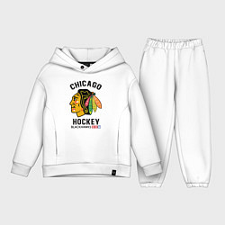 Детский костюм оверсайз CHICAGO BLACKHAWKS NHL, цвет: белый