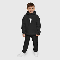 Детский костюм оверсайз Bakugo t-shirt, цвет: черный — фото 2