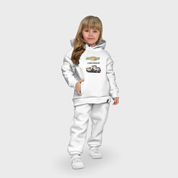 Детский костюм оверсайз HOT ROD CHEVROLET, цвет: белый — фото 2
