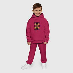 Детский костюм оверсайз BOSTON BRUINS NHL, цвет: маджента — фото 2