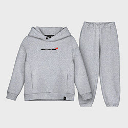 Детский костюм оверсайз Формула 1 Макларен, цвет: меланж
