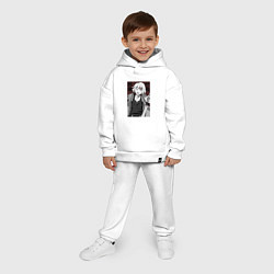 Детский костюм оверсайз Джузо Сузуя, цвет: белый — фото 2