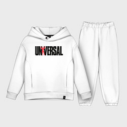 Детский костюм оверсайз ANIMAL UNIVERSAL ЭНИМАЛ, цвет: белый