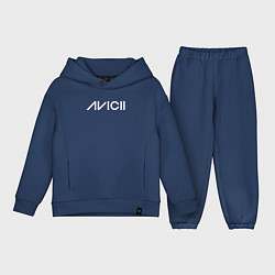 Детский костюм оверсайз AVICII, цвет: тёмно-синий