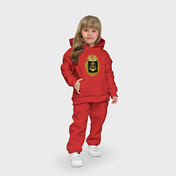 Детский костюм оверсайз СЕВЕРНЫЙ ФЛОТ ВМФ РОССИИ, цвет: красный — фото 2