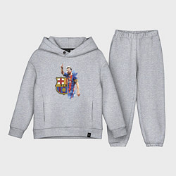 Детский костюм оверсайз Lionel Messi Barcelona Argentina!, цвет: меланж