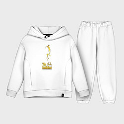 Детский костюм оверсайз Крестный отец the godfather, цвет: белый